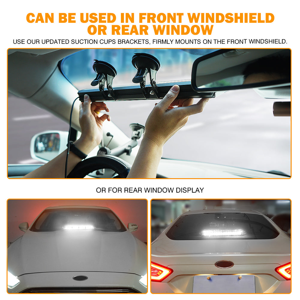 16" Windshield LED Strobe Lights | Cadet Series